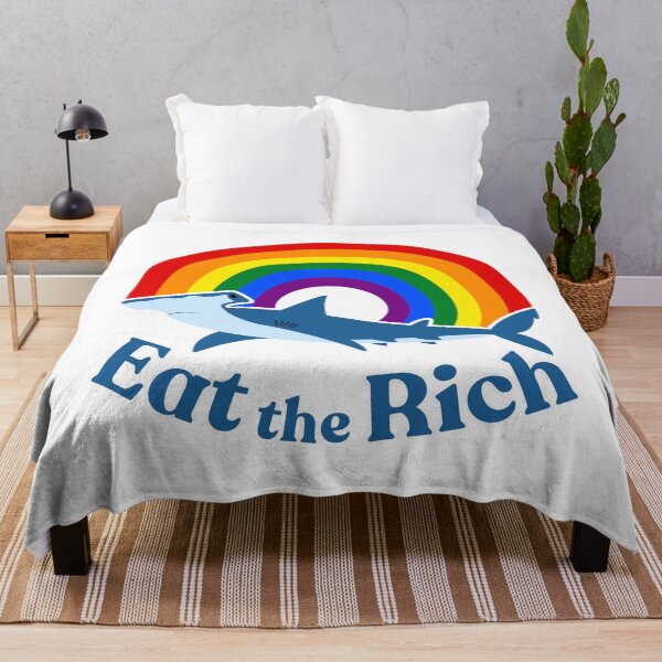 Item preview, Eat The Rich Hammer Shark Design designed and sold by InclusivePrints.