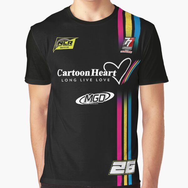 NLR "Sim Shirt" Cartoon Heart #26 Graphic T-Shirt