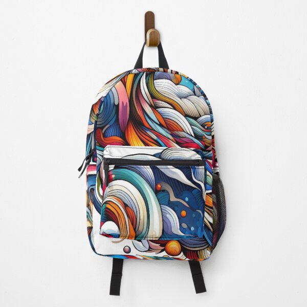 Item preview,  "Vibrant Swirling Waves of Color" designed and sold by JSYARD.