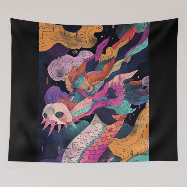Item preview, Serpentine Cosmic Dragon designed and sold by marlymanhattan7.
