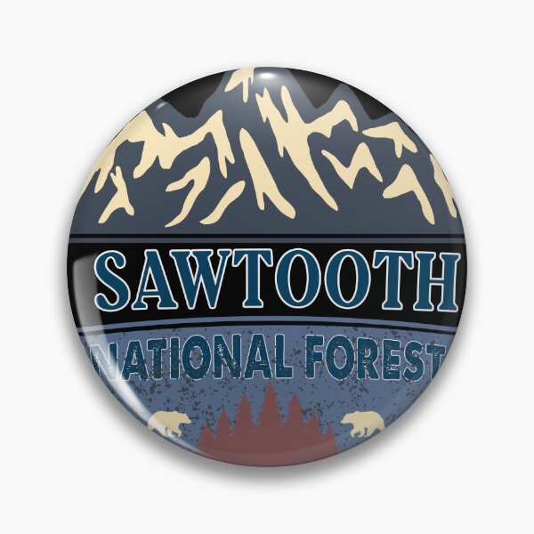 Item preview, Sawtooth National forest  designed and sold by graphic-map.