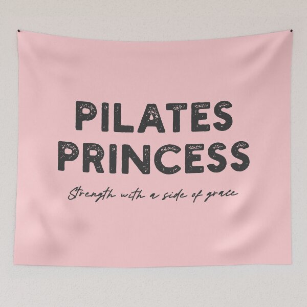 Item preview, Pilates Princess 2- Strength with a Side of Grace in Dark Grey designed and sold by xxroseate.