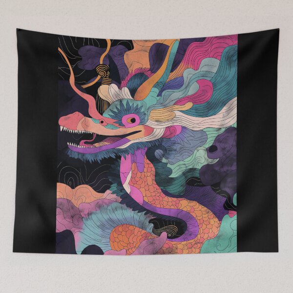 Item preview, Vibrant Eastern Dragon designed and sold by marlymanhattan7.