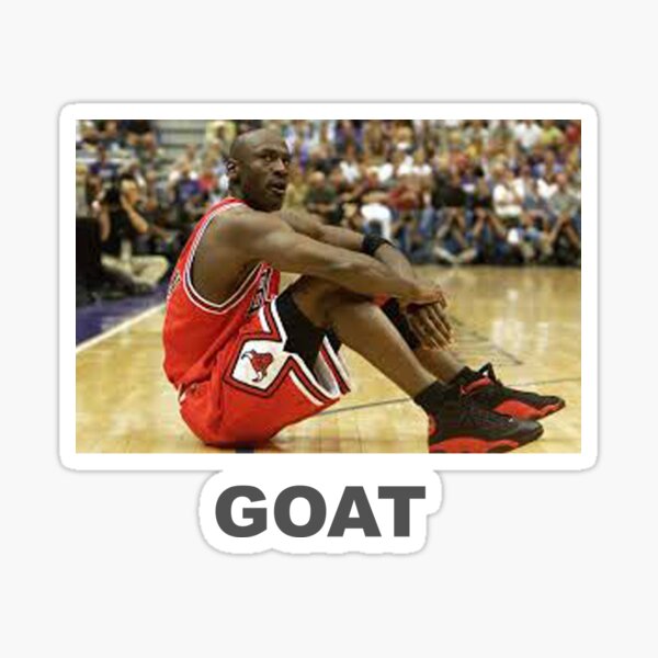 "MJ Goat" Sticker for Sale by ESQUAD | Redbubble