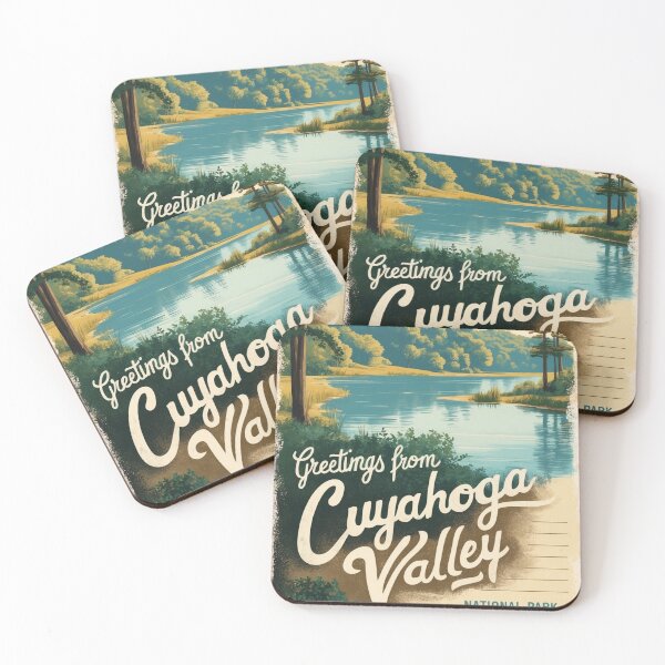 Item preview, Greetings From Cuyahoga Valley National Park Postcard Vintage Retro Travel Vintage designed and sold by TravelPostcardGems.