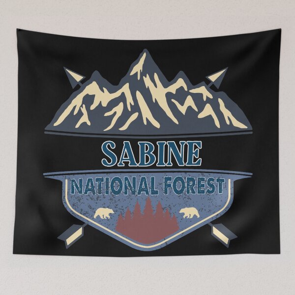 Item preview, Sabine National forest  designed and sold by graphic-map.