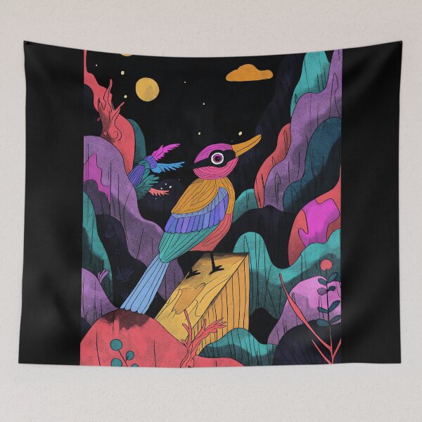 Item preview, Mystical Night Bird designed and sold by marlymanhattan7.