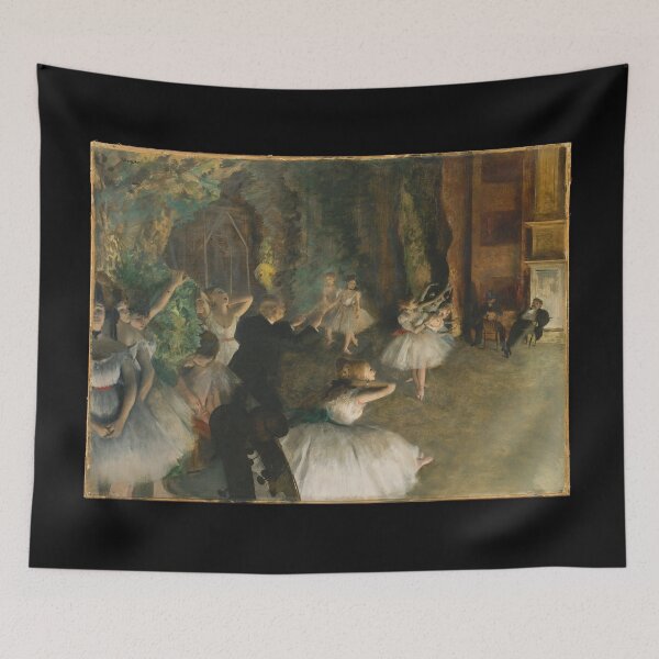 Item preview, The Rehearsal of the Ballet Onstage by Edgar Degas (1874) designed and sold by AnimaliaStar.