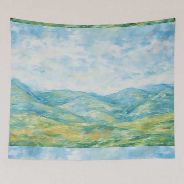 Item preview, colorful nature landscape designed and sold by ururuty.