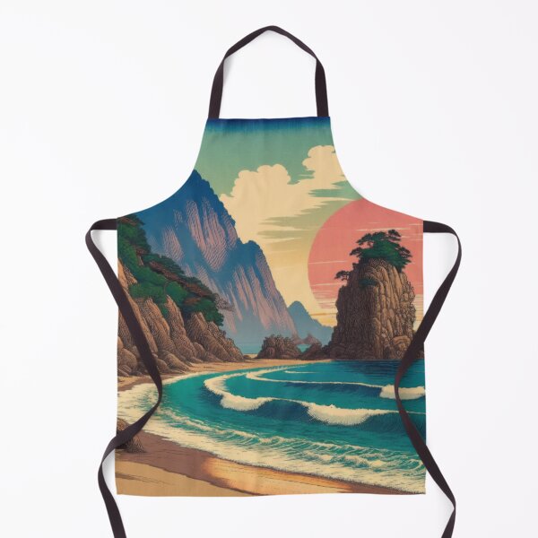 Item preview, Morning Hues - A Contemporary Ukiyo-e Nature Landscape designed and sold by Kijiermono.