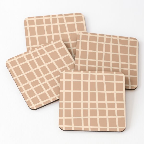 Item preview,  Irregular brown grid designed and sold by Ivy-Triggs.