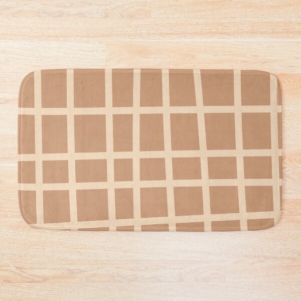 Item preview,  Irregular brown grid designed and sold by Ivy-Triggs.