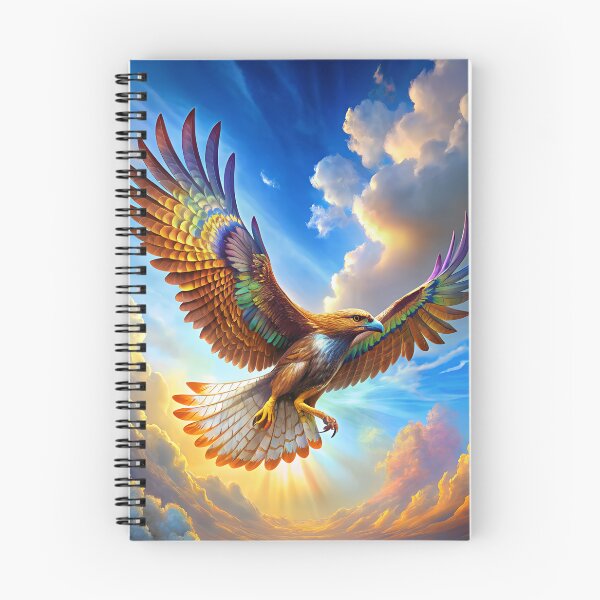 Item preview, A majestic hawk soaring high in the sky designed and sold by pandk25.