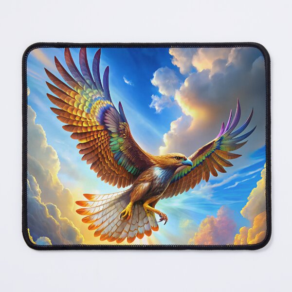 Item preview, A majestic hawk soaring high in the sky designed and sold by pandk25.