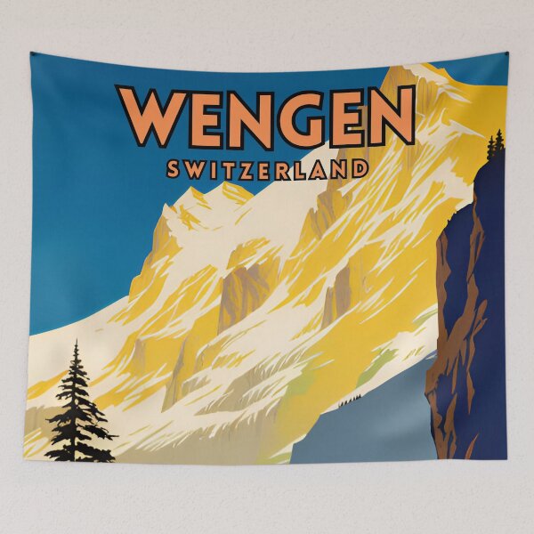 Item preview, Wengen Switzerland Travel designed and sold by ZionPosteria.