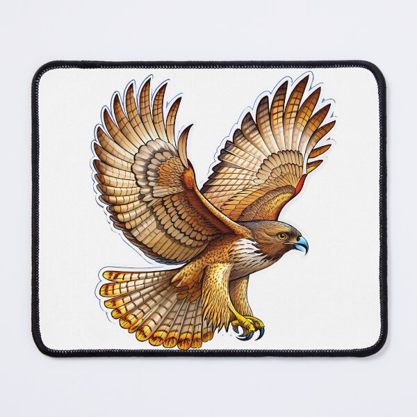 Item preview, A majestic hawk soaring high in the sky designed and sold by pandk25.