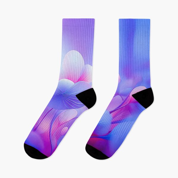 Item preview, Pink and blue Glow: 3D Flower Design Art Print designed and sold by danohis2.