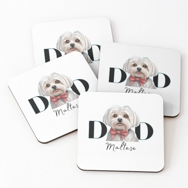 Item preview, Minimalistic aesthetic Dad of Maltese Dog  designed and sold by GoodyPaws.