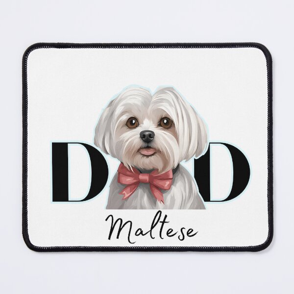 Item preview, Minimalistic aesthetic Dad of Maltese Dog designed and sold by GoodyPaws.