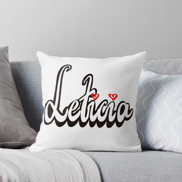 Item preview, Leticia popular girls first name in white. Personalized personalised customised name Leticia designed and sold by Artonmytee.