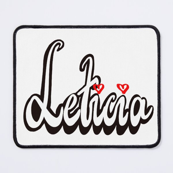 Item preview, Leticia popular girls first name in white. Personalized personalised customised name Leticia designed and sold by Artonmytee.