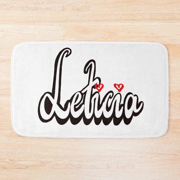 Item preview, Leticia popular girls first name in white. Personalized personalised customised name Leticia designed and sold by Artonmytee.