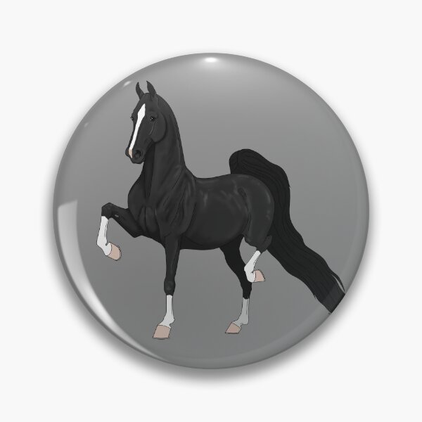 Item preview, Black American Saddlebred Horse designed and sold by DappledMoon.