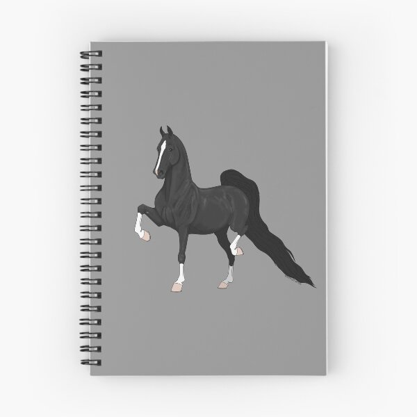 Item preview, Black American Saddlebred Horse designed and sold by DappledMoon.