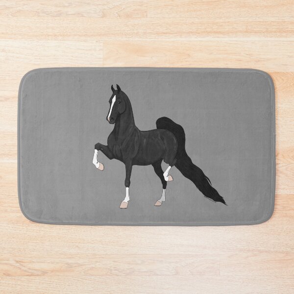 Item preview, Black American Saddlebred Horse designed and sold by DappledMoon.