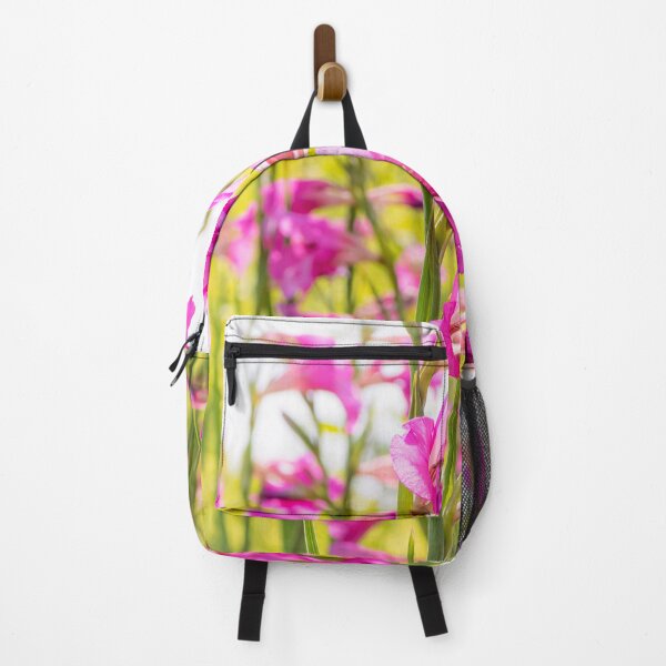 Item preview, Wild Pink Gladioli growing in the Olive Groves of Corfu designed and sold by nickbrayimages.