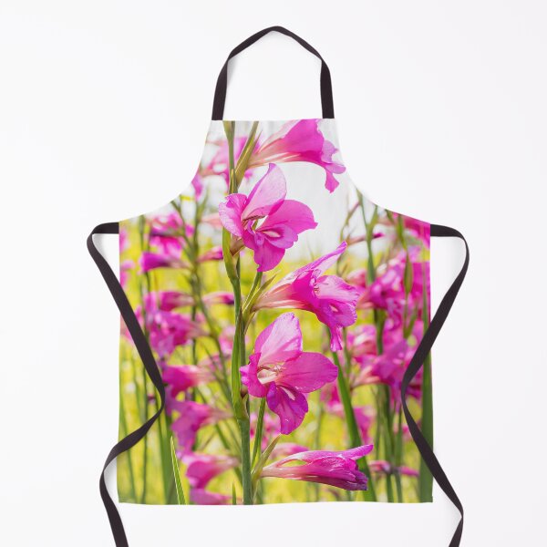 Item preview, Wild Pink Gladioli growing in the Olive Groves of Corfu designed and sold by nickbrayimages.