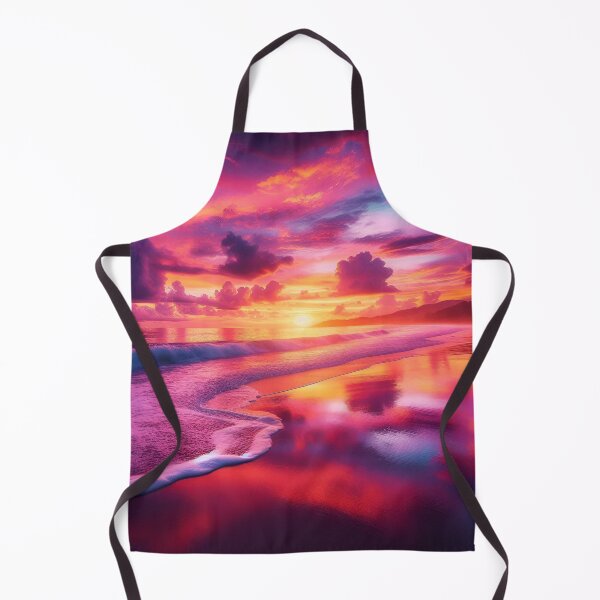 Item preview, Vibrant Beach Sunset Art designed and sold by Fashiospice07.