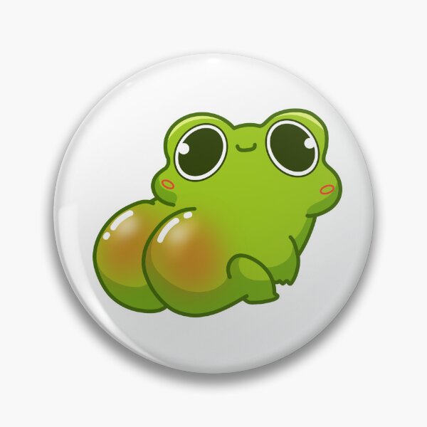 Item preview, Kawaii Frog Back View designed and sold by Emotiq.