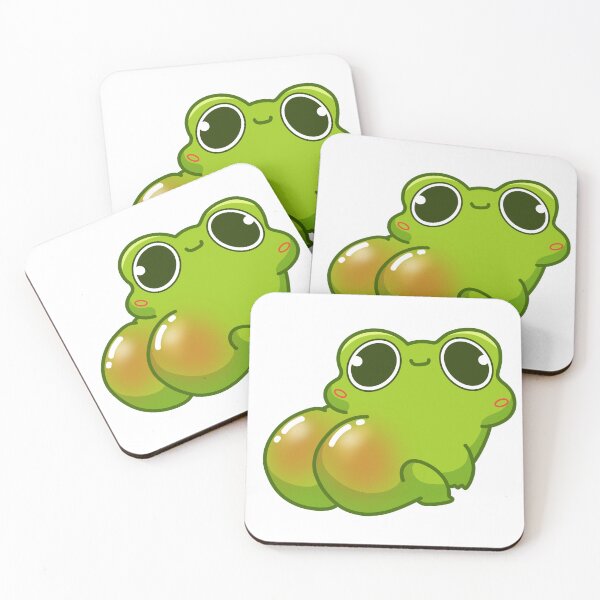 Item preview, Kawaii Frog Back View designed and sold by Emotiq.