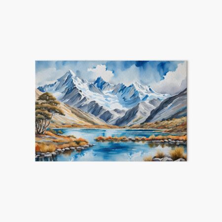 Lake 69 a Stunning Glacial Lake in Peru Art Board Print