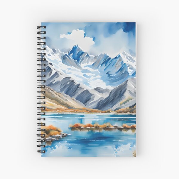 Lake 69 a Stunning Glacial Lake in Peru Spiral Notebook