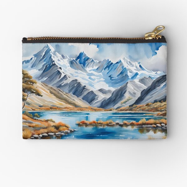 Lake 69 a Stunning Glacial Lake in Peru Zipper Pouch