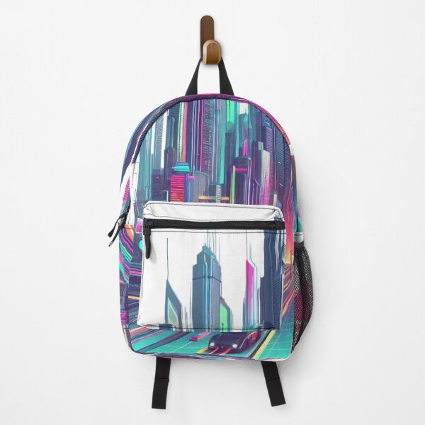 Item preview, Neon Futuristic Cityscape designed and sold by JSYARD.