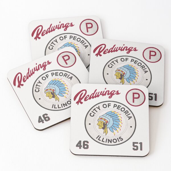 Item preview, Peoria Redwings • AAGPBL Patch • Peoria, Illinois designed and sold by MKE Rhine Maiden  •  Grumble Services, LLC..