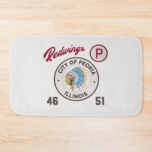 Item preview, Peoria Redwings • AAGPBL Patch • Peoria, Illinois designed and sold by MKE Rhine Maiden  •  Grumble Services, LLC..