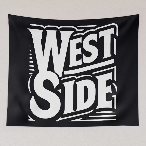 Item preview, West Side Black and White Graphic Design designed and sold by Artbyminga.