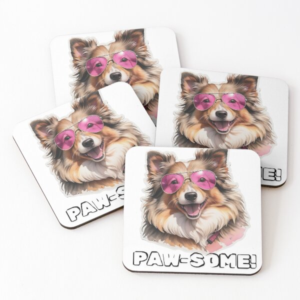 Item preview, Shetland Sheepdog Pattern - Charming and Elegant Design for Sheltie Lovers designed and sold by Playful Strokes pom@pom.