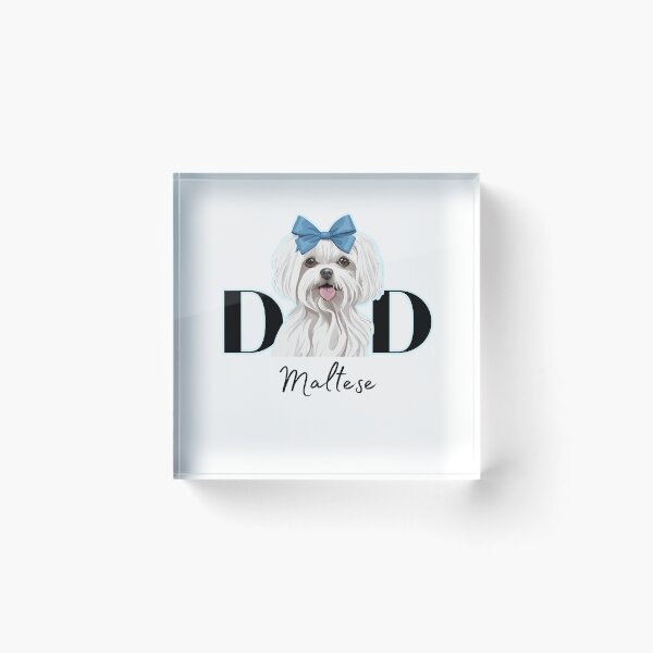 Item preview, Minimalistic aesthetic Dad of Maltese Dog  designed and sold by GoodyPaws.