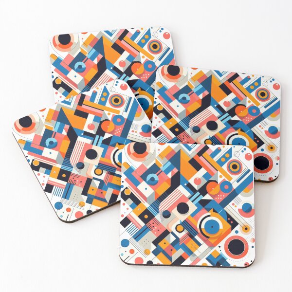 Item preview, Colorful Abstract Geometric Art designed and sold by JSYARD.