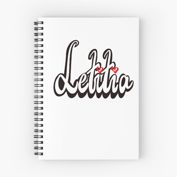 Item preview, Letitia popular girls first name in white. Personalized personalised customised name Letitia designed and sold by Artonmytee.