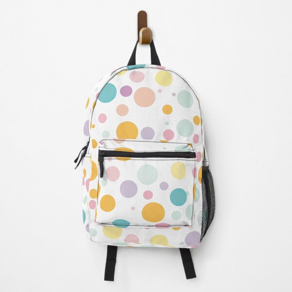 Item preview, seamless pattern with playful polka dots in various sizes and cheerful pastel colors designed and sold by Susu789.