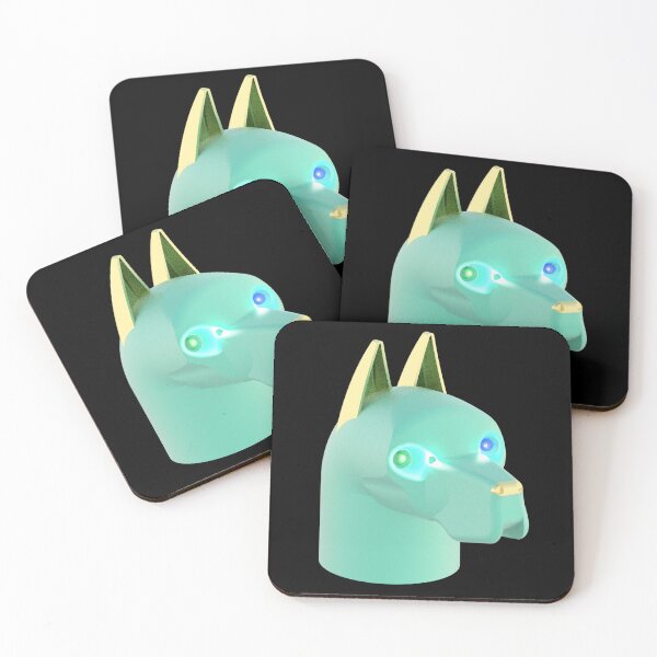 Item preview, Mint Green Dog Bright Eyes designed and sold by Dog-Planet.