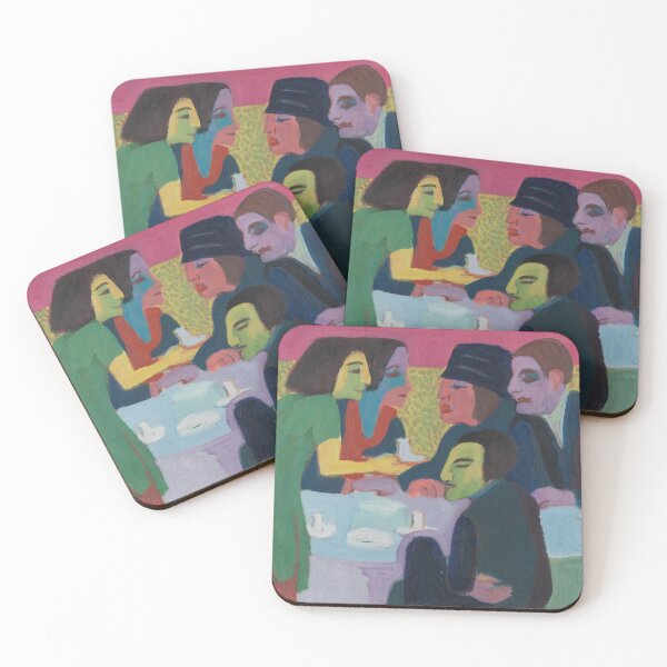 Item preview, Ernst Ludwig Kirchner, Scene in the Café designed and sold by Mauswohn.