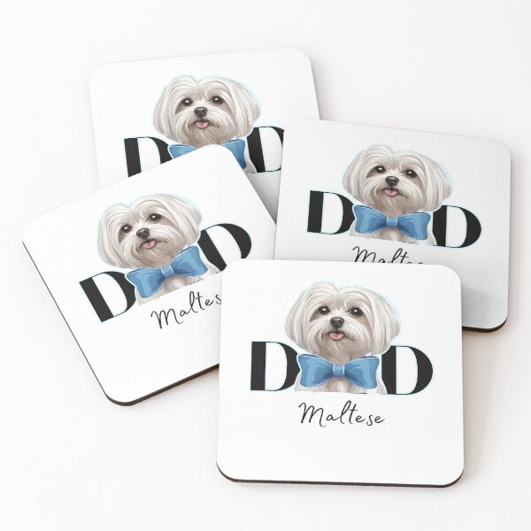 Item preview, Minimalistic aesthetic Dad of Maltese Dog  designed and sold by GoodyPaws.