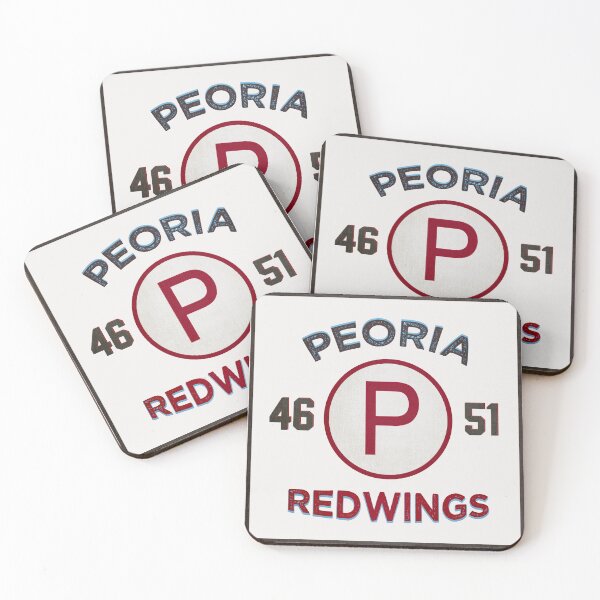 Item preview, Peoria Redwings • AAGPBL 1946-1951 • Peoria, Illinois designed and sold by MKE Rhine Maiden  •  Grumble Services, LLC..
